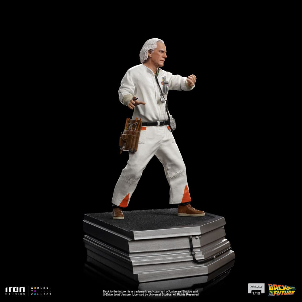 Back to the Future Art Scale Statue 1/10 Doc Brown 22 cm by LAB7 Malta, Europe