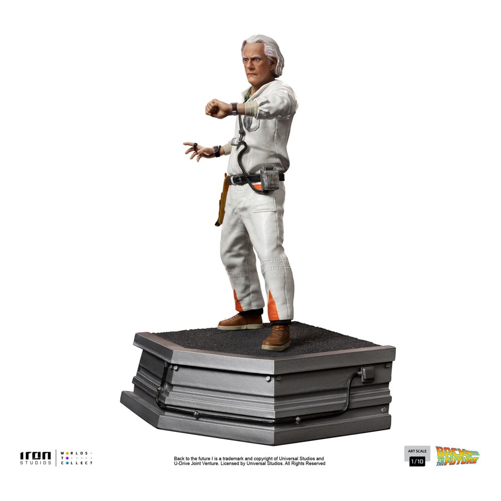 Back to the Future Art Scale Statue 1/10 Doc Brown 22 cm by LAB7 Malta, Europe
