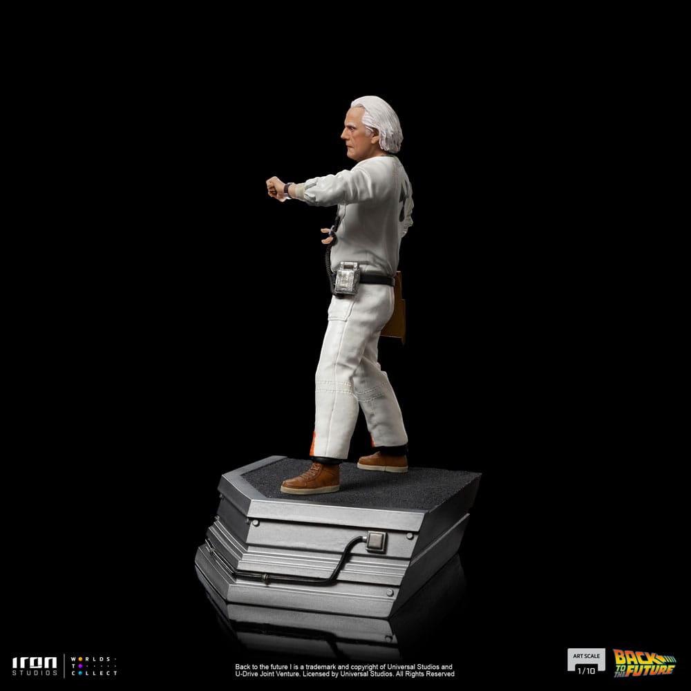 Back to the Future Art Scale Statue 1/10 Doc Brown 22 cm by LAB7 Malta, Europe