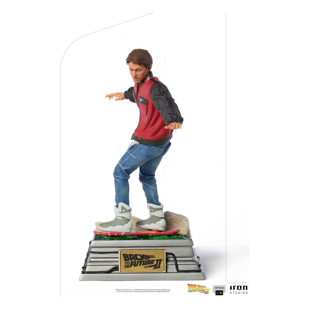 Back to the Future II Art Scale Statue 1/10 Marty McFly on Hoverboard 22 cm by LAB7 Malta, Europe