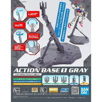Bandai Action Base 1 – Adjustable Display Stand for 1/100 & 1/144 Gunpla 4573102592552 by LAB7 Malta, Europe