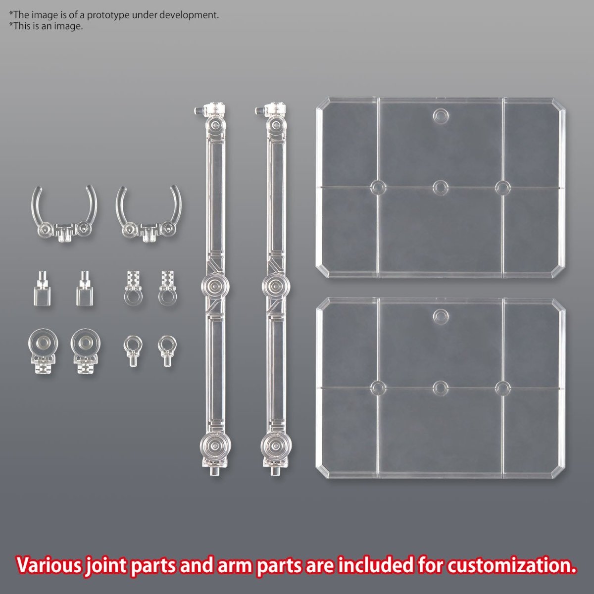 Bandai Action Base 7 (Clear Color) – Universal Display Stand for Gundam Model Kits in Malta | LAB7