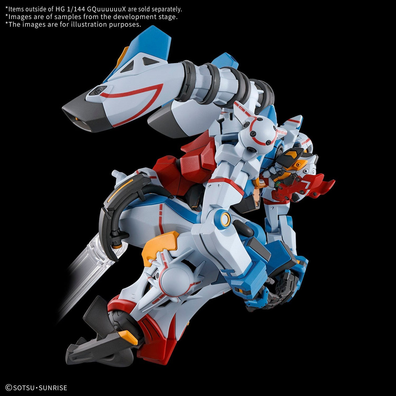 Bandai Gundam HG 1/144 GQuuuuuuX Model Kit by LAB7 Malta, Europe