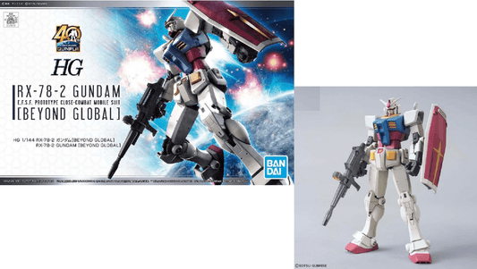 Bandai - Bandai Gundam HG RX - 78 - 2 Beyond Global 1/144 Model Kit