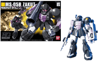 Bandai Gundam HGUC MS - 05B Zaku I Model Kit 1/144 – Black Trinity Ver. by LAB7 Malta, Europe