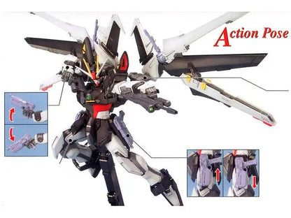 Bandai - Bandai MG 1/100 Strike Noir Gundam Model Kit – SEED Stargazer