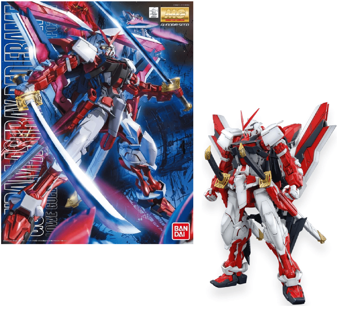 Bandai MG Astray Red Frame Revise Master Grade Kit 18 cm by LAB7 Malta, Europe