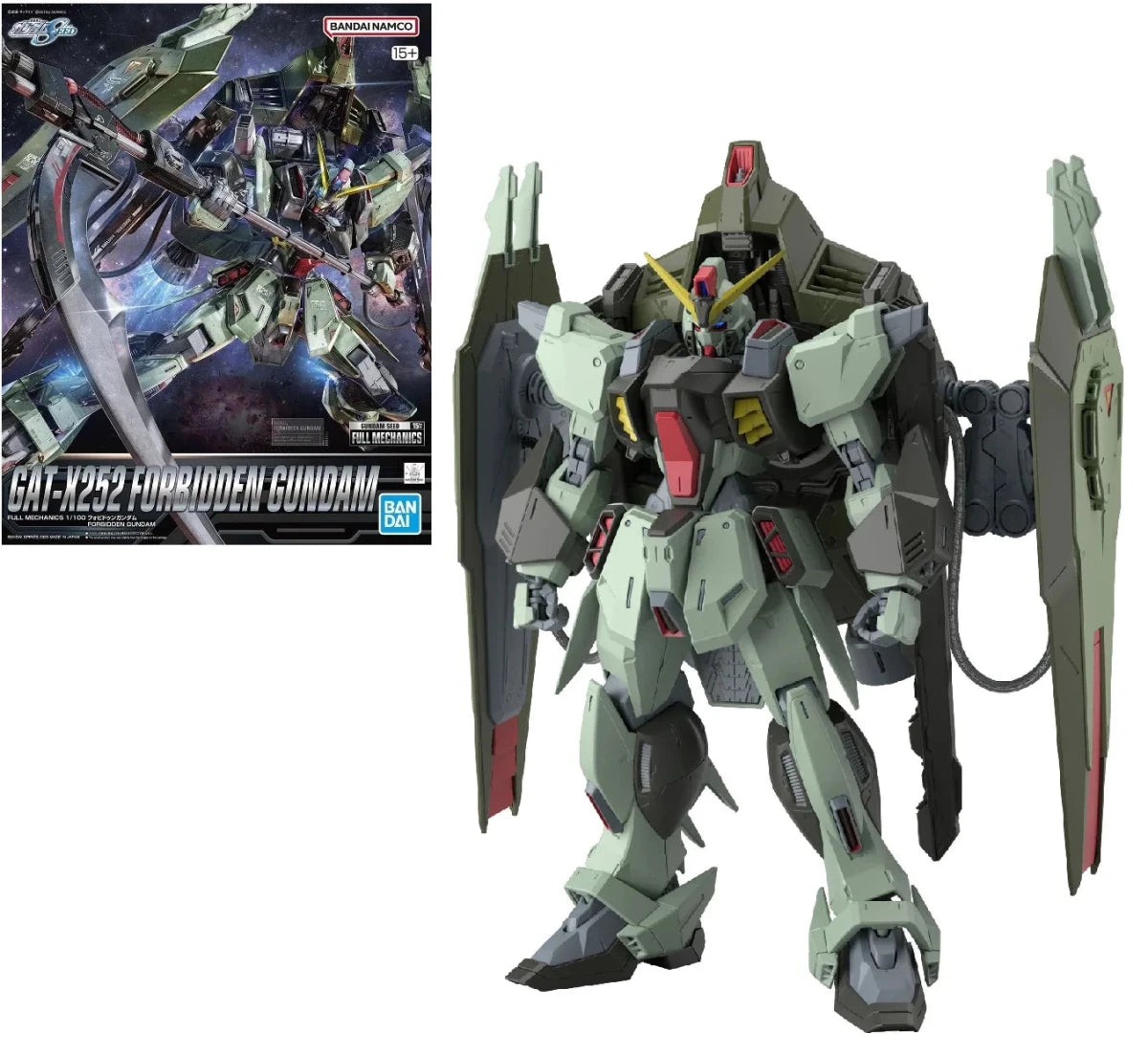 Bandai GUNDAM - FULL MECHANICS 1/100 Forbidden Gundam - Model Kit in Malta | LAB7