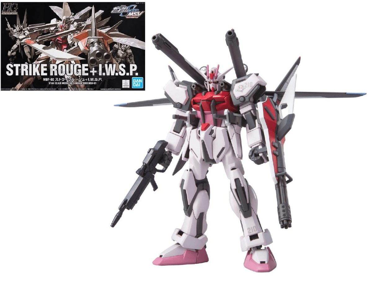 Bandai Gundam HG 1/144 Strike Rouge + I.W.S.P. (MSV MBF-02) – High Grade Model Kit in Malta | LAB7