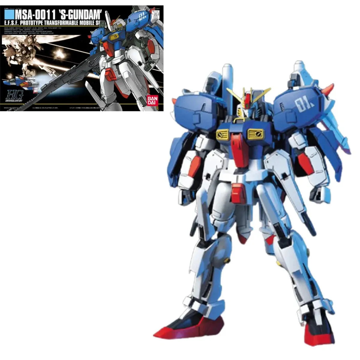 Bandai GUNDAM - HGUC 1/144 MSA-0011 'S-Gundam' Model Kit in Malta | LAB7
