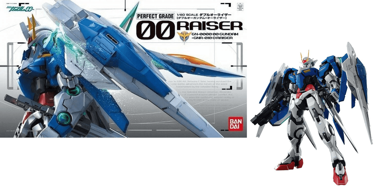 Bandai Gundam PG 1/60 OO - Raiser Perfect Grade Model Kit 4573102635457 by LAB7 Malta, Europe