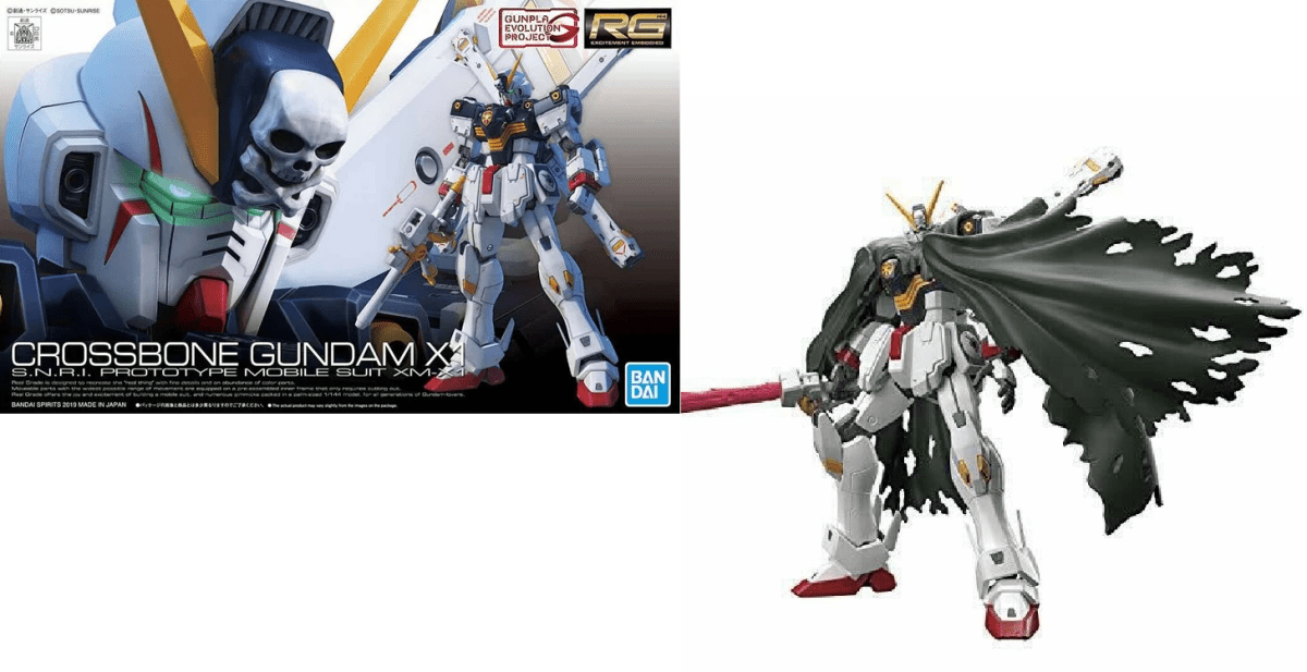 Bandai GUNDAM RG 1/144 Crossbone Gundam X1 – Real Grade Model Kit