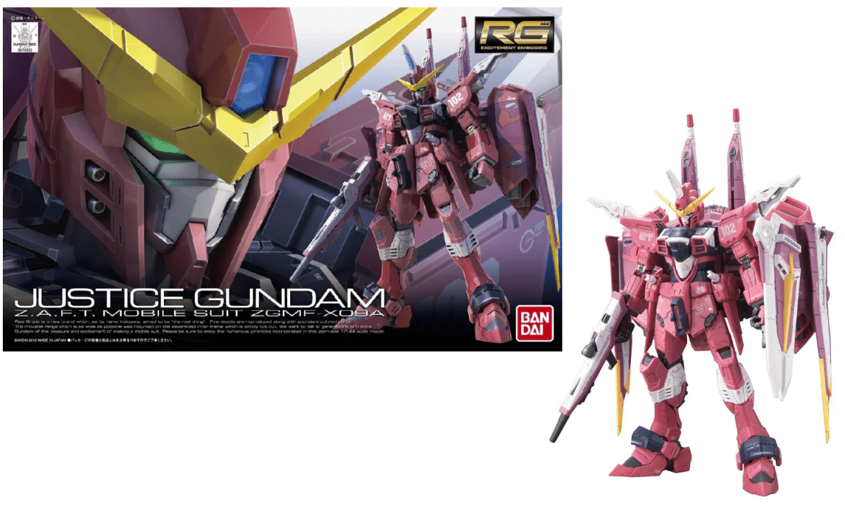 Bandai GUNDAM RG 1/144 Justice Gundam – Real Grade Model Kit in Malta | LAB7