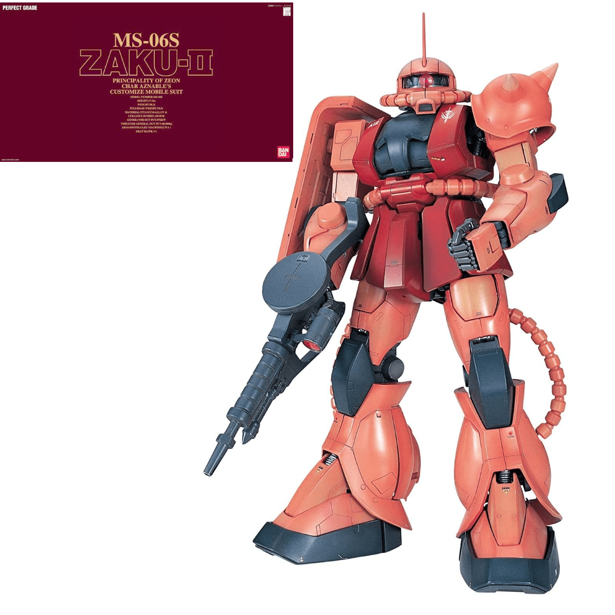 Bandai Gunpla PG 1/60 Char's Zaku II Model Kit – Perfect Grade in Malta | LAB7