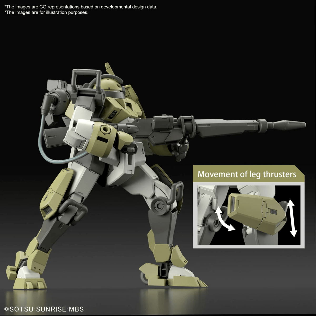 Bandai HG 1/144 Chuchu's Demi Trainer Model Kit in Malta | LAB7