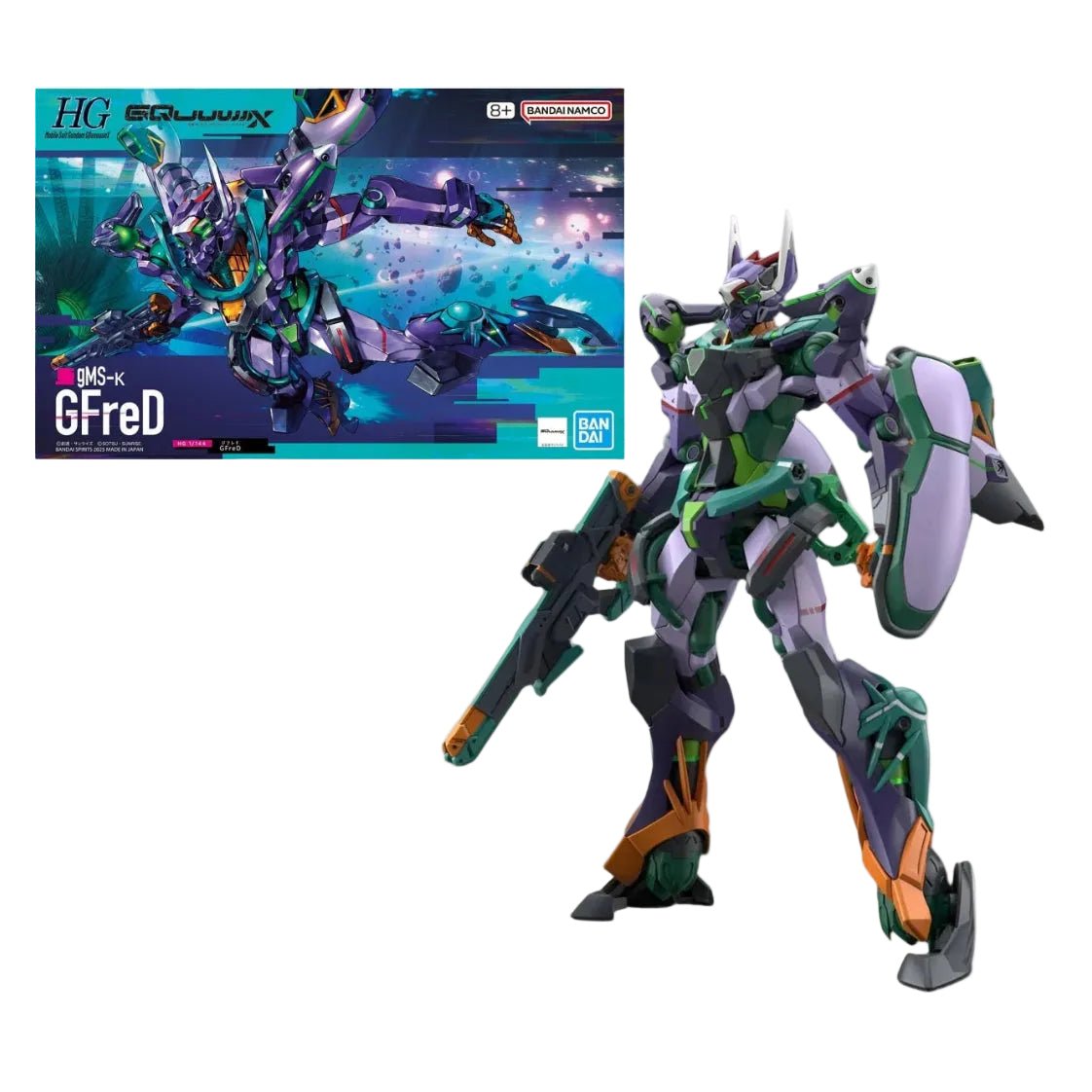 Bandai HG 1/144 GQuuuuuuX Gfred Model Kit in Malta | LAB7