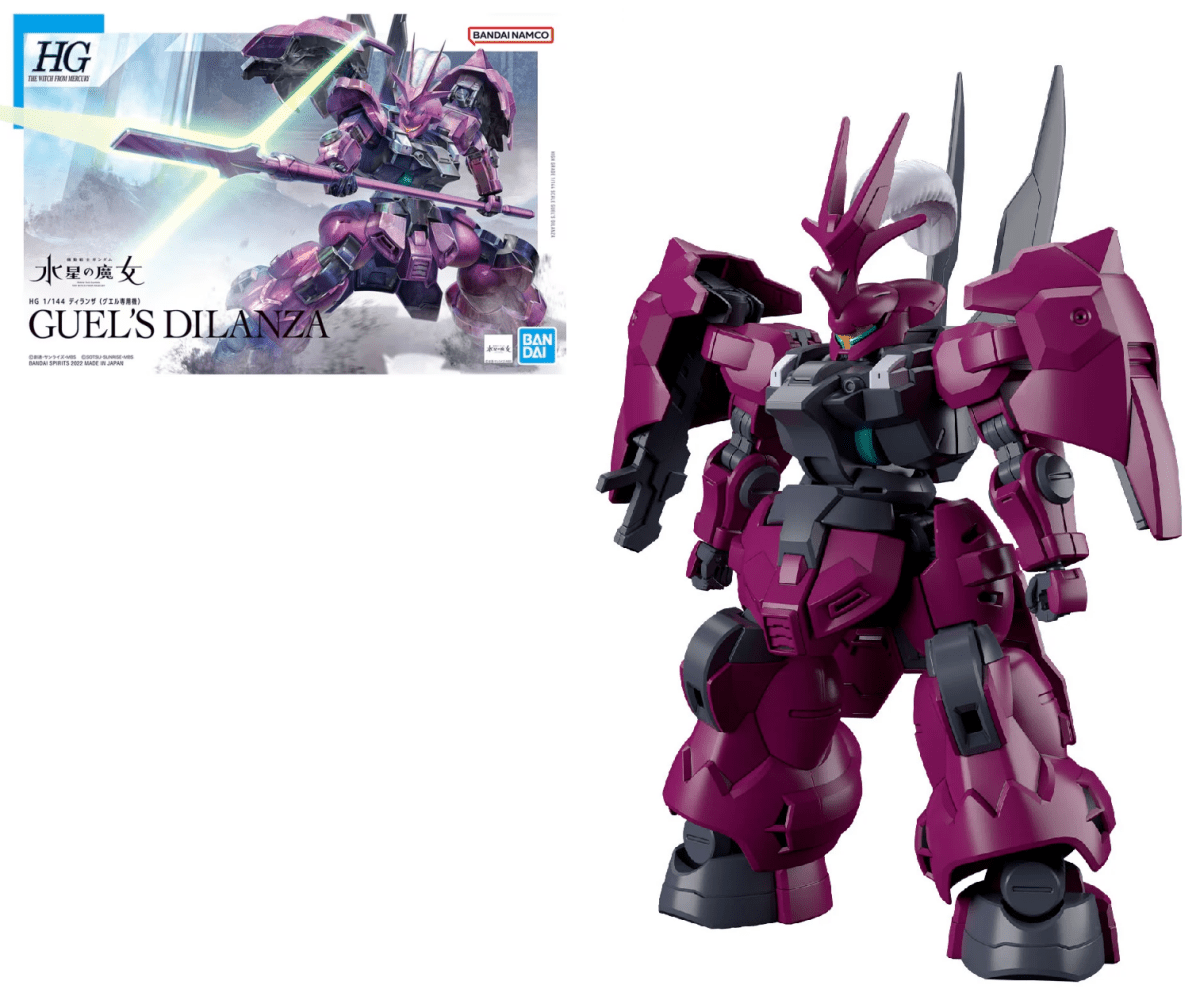 Bandai HG 1/144 Guel’s Dilanza Gundam Model Kit by LAB7 Malta, Europe