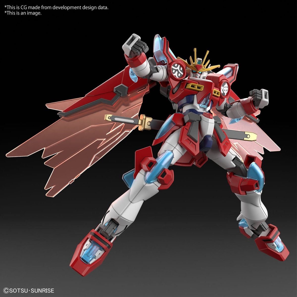 Bandai HG 1/144 Shin Burning Gundam – Gundam Build Metaverse Model Kit in Malta | LAB7