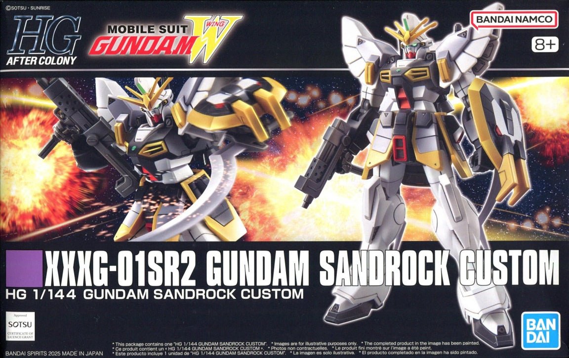 Bandai HGAC 1/144 Gundam Sandrock Custom – Mobile Suit Gundam Wing Model Kit in Malta | LAB7