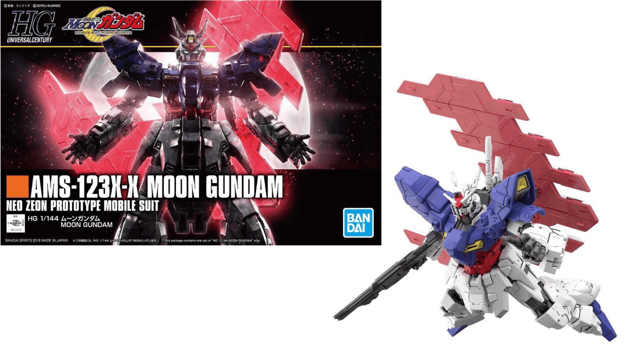 Bandai HGUC 1/144 Moon Gundam Model Kit – Mobile Suit Moon Gundam 4573102553324 by LAB7 Malta, Europe