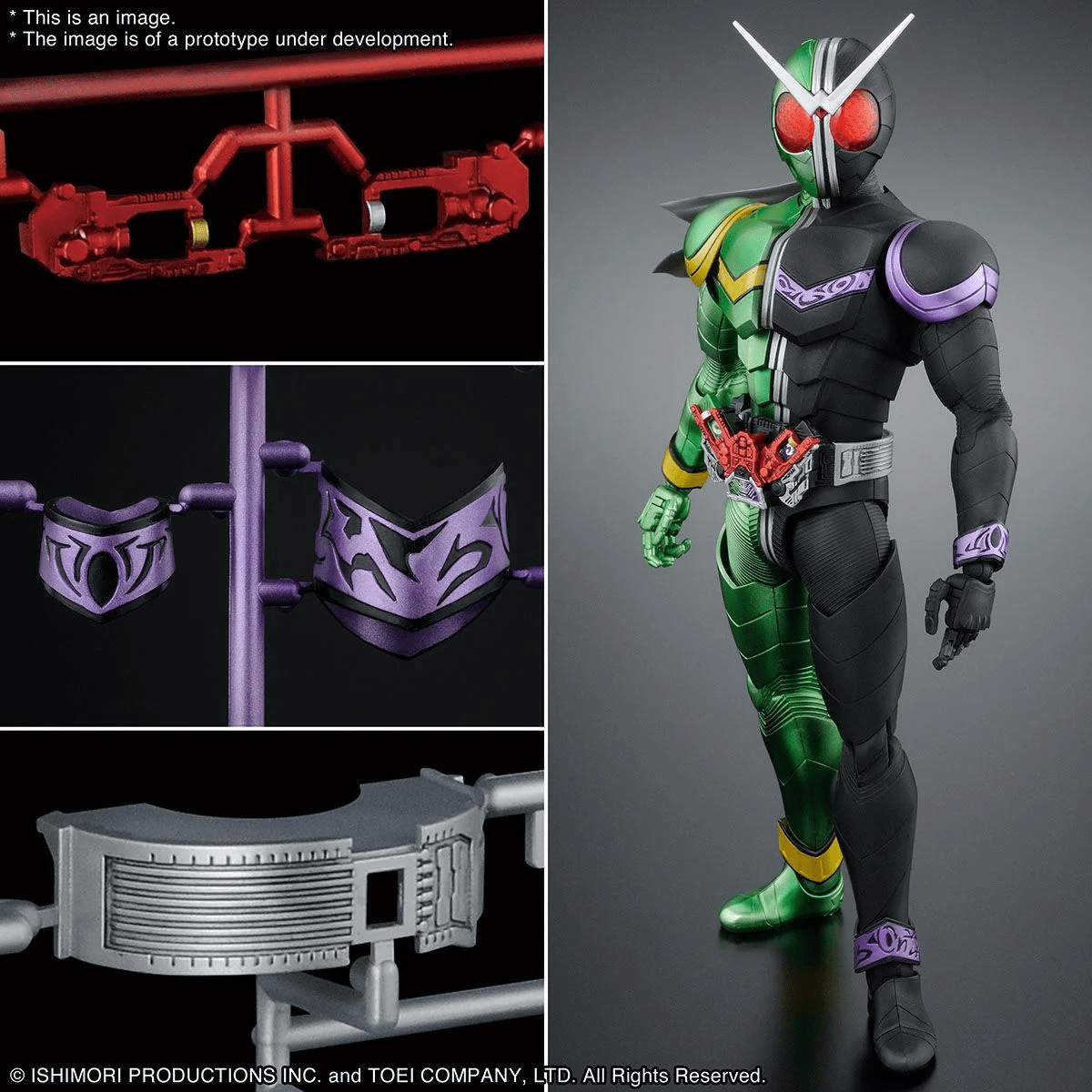 Bandai Kamen Rider Double Cyclone Joker Figure-Rise Artisan Kit