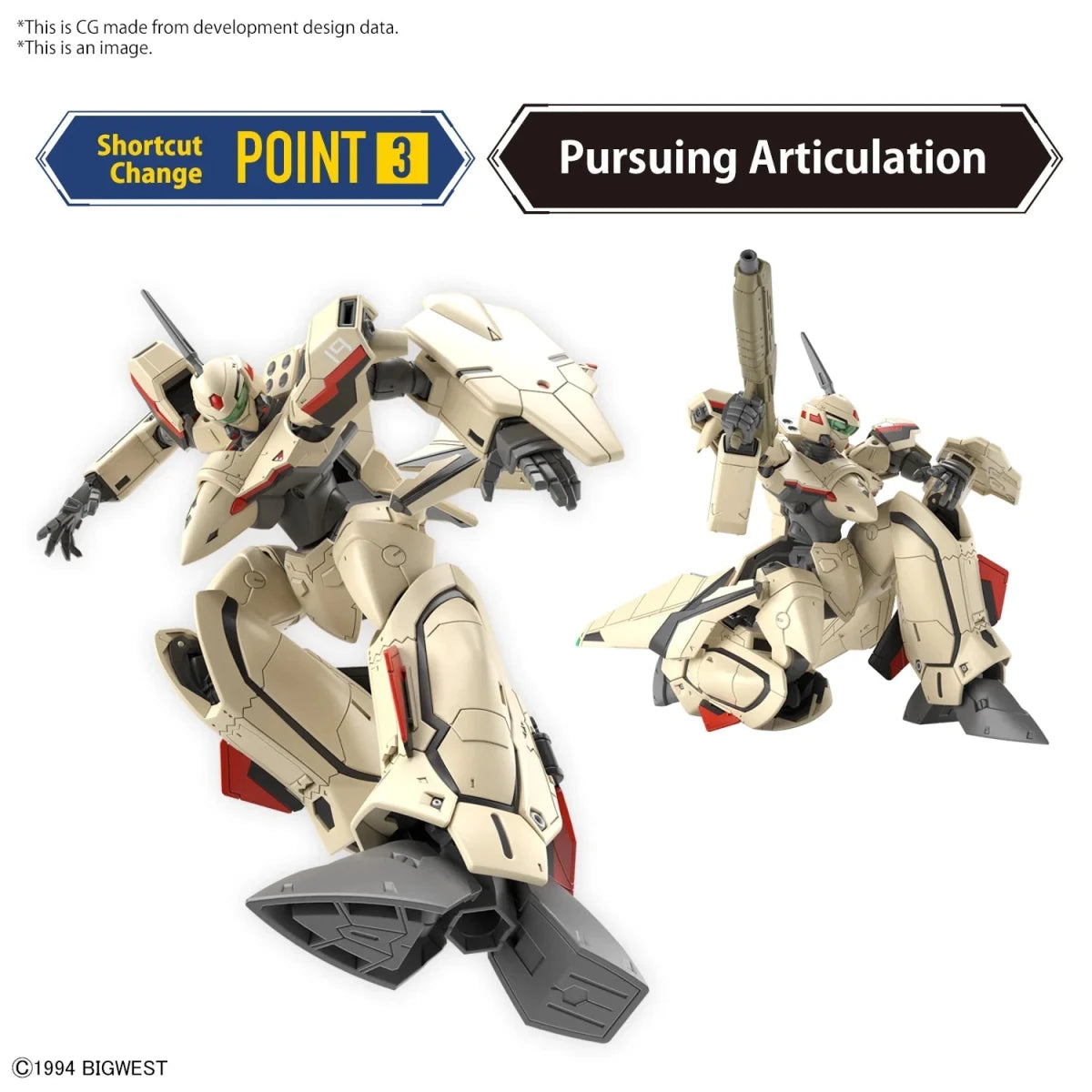 Macross HG 1/100 YF-19 Modellbausatz von Bandai