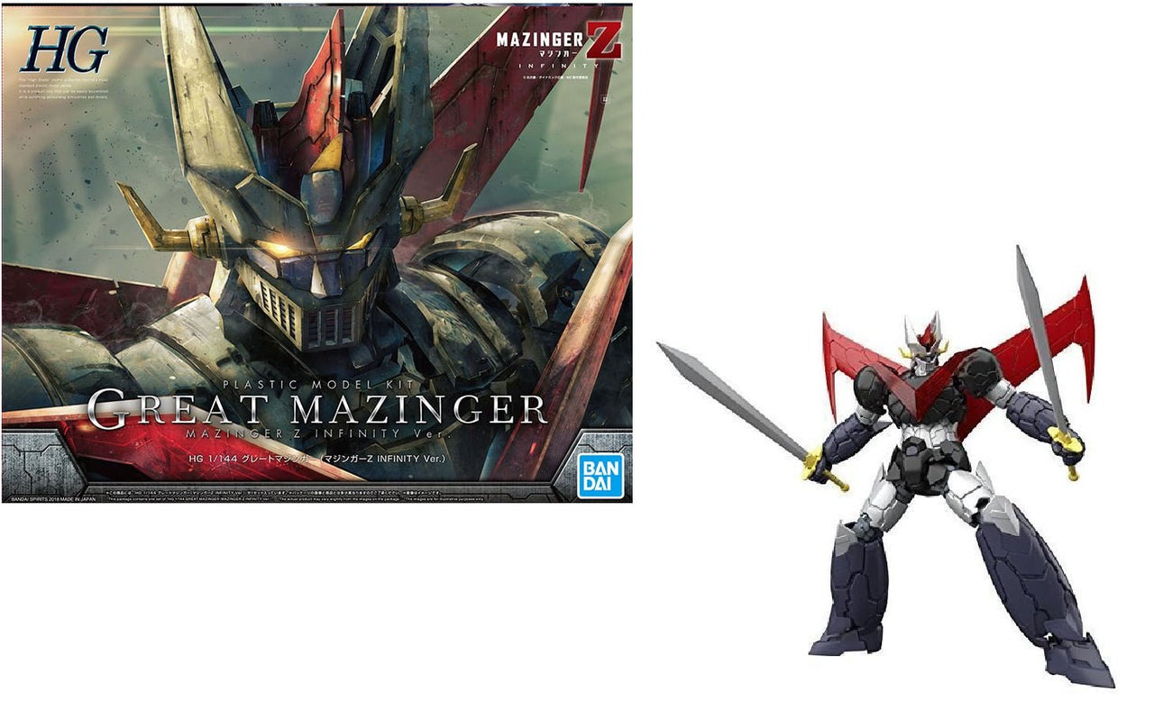 Bandai Mazinger HG 1/144 Great Mazinger Infinity Version Model Kit in Malta | LAB7