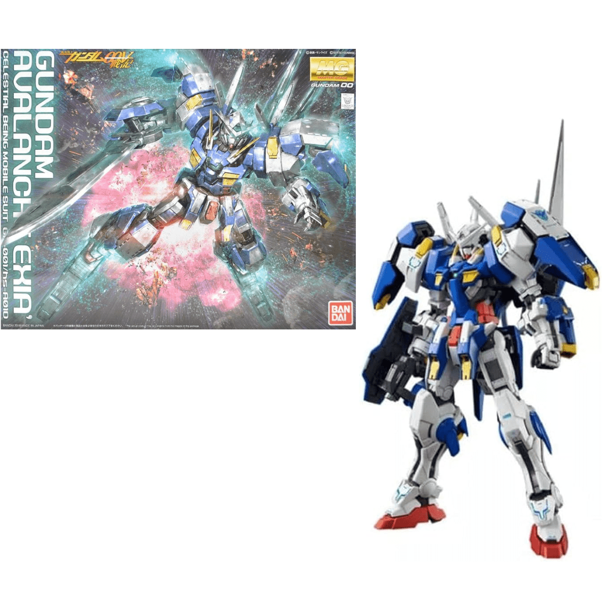 Bandai Bandai MG 1/100 Gundam Avalanche Exia Dash Model Kit – Reprod Edition by LAB7 Malta, Europe