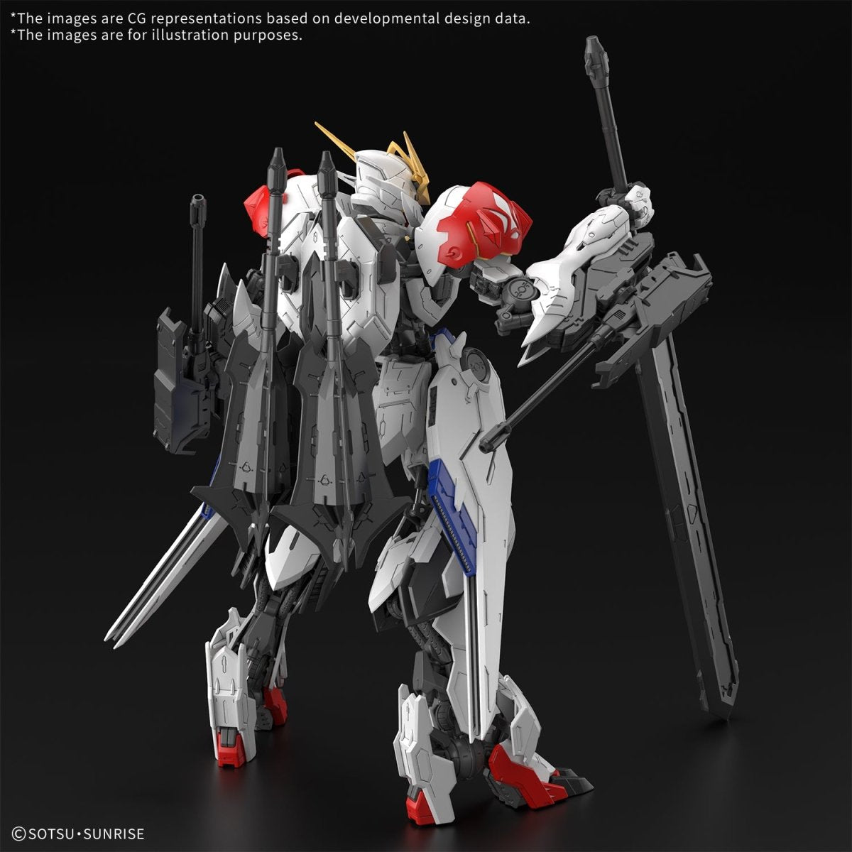 GUNDAM – MG 1/100 Gundam Barbatos Lupus Model Kit by Bandai available from LAB7 Malta
