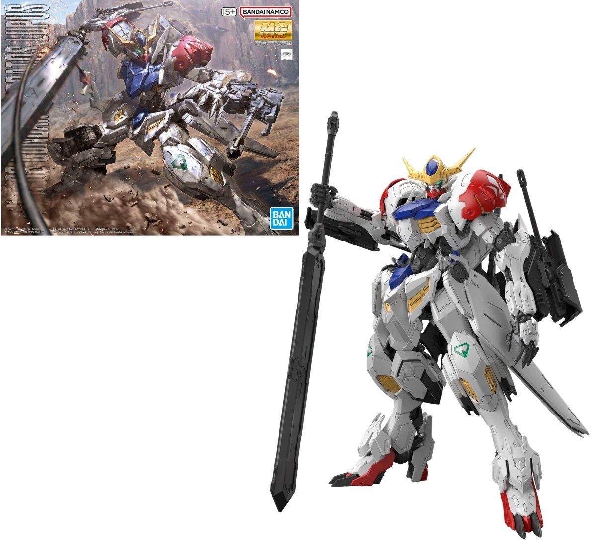 GUNDAM – MG 1/100 Gundam Barbatos Lupus Model Kit by Bandai available from LAB7 Malta