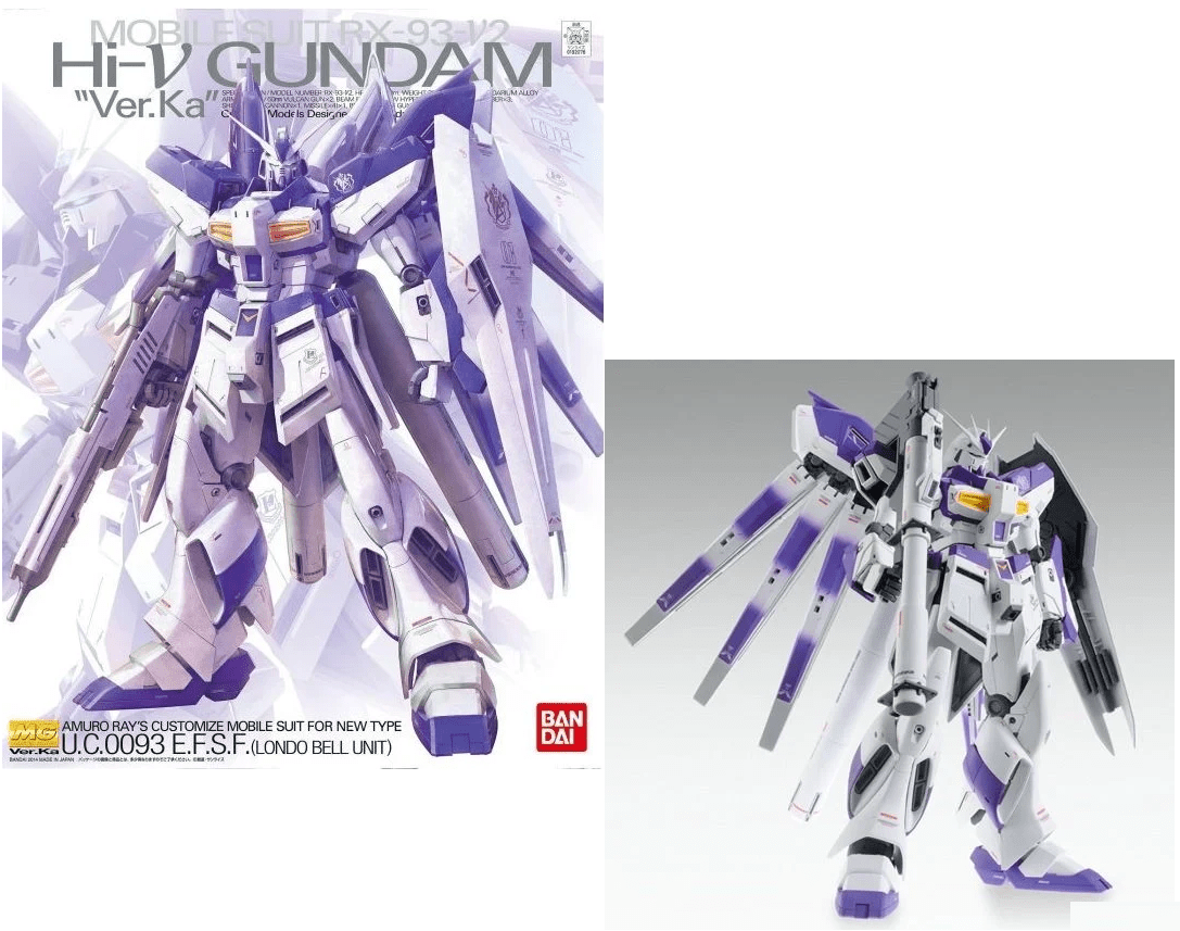 Bandai MG 1/100 RX-93-v2 Hi-ν Gundam Ver.Ka Model Kit in Malta | LAB7