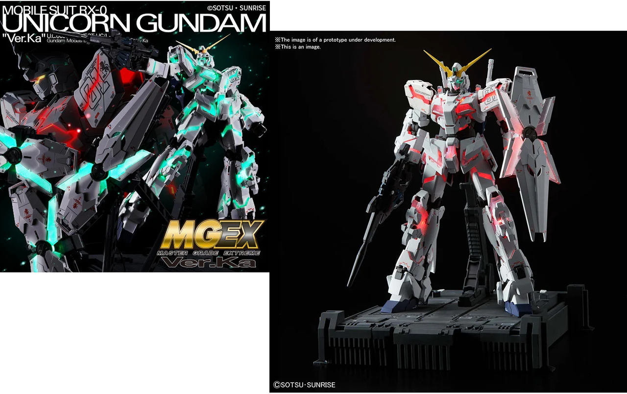 Bandai MGEX 1/100 Unicorn Gundam Ver.Ka – Master Grade Extreme Model Kit