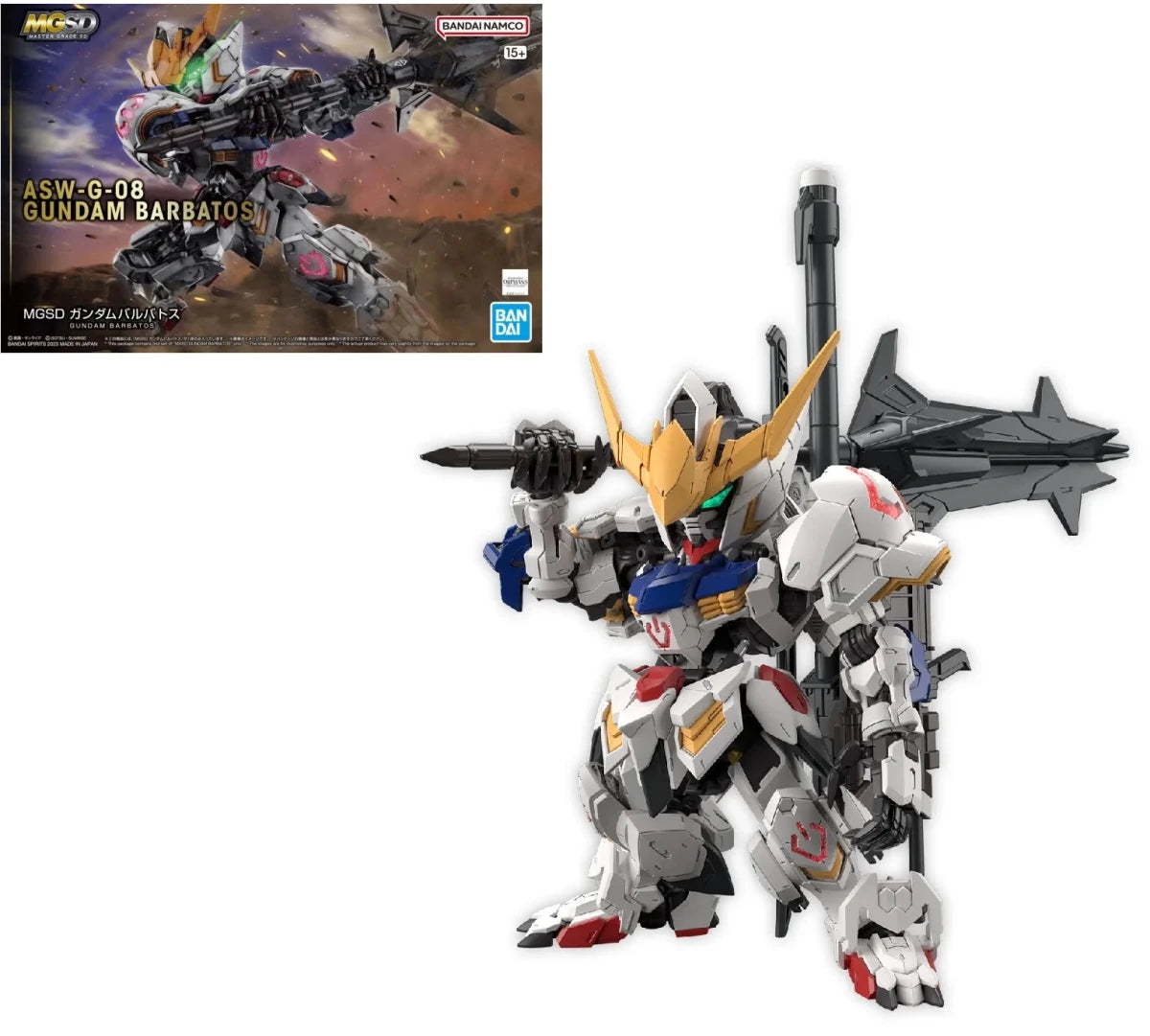 Bandai MGSD Gundam Barbatos – Mobile Suit Gundam: Iron-Blooded Orphans Model Kit in Malta | LAB7
