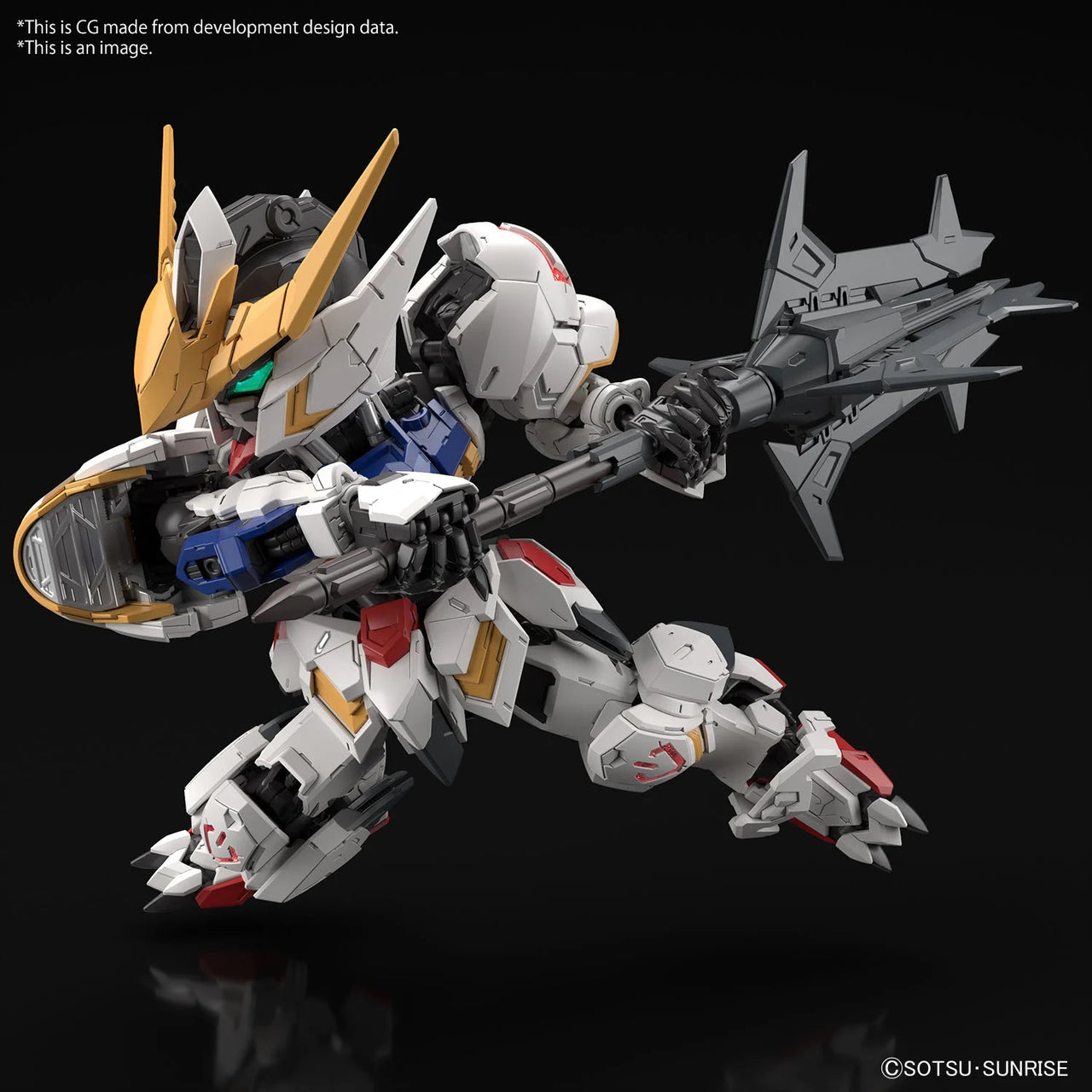Bandai MGSD Gundam Barbatos Model Kit by LAB7 Malta, Europe