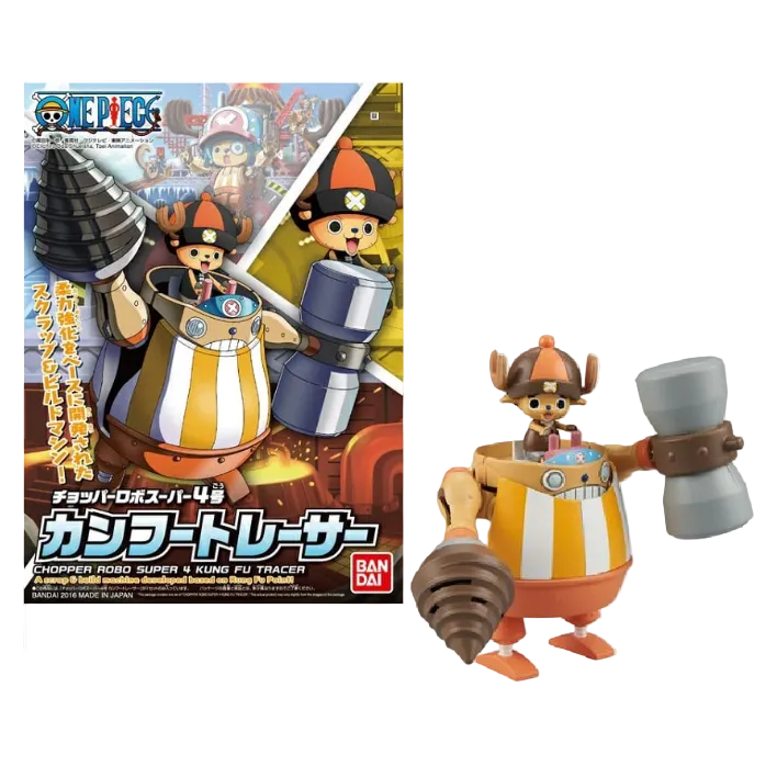 Bandai ONE PIECE Chopper Robo Super 4 Kung Fu Tracer Model Kit – Chopper Robo Super Series No.4 (10 cm) in Malta | LAB7