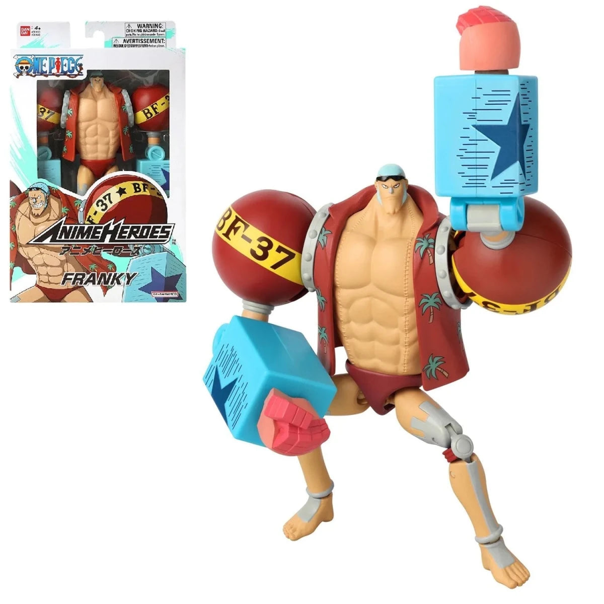 Bandai ONE PIECE - Franky - Figure Anime Heroes 17cm in Malta | LAB7