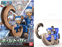 Bandai ONE PIECE Modellbausatz – Chopper Robo Super 3 Horn Dozer 10 cm