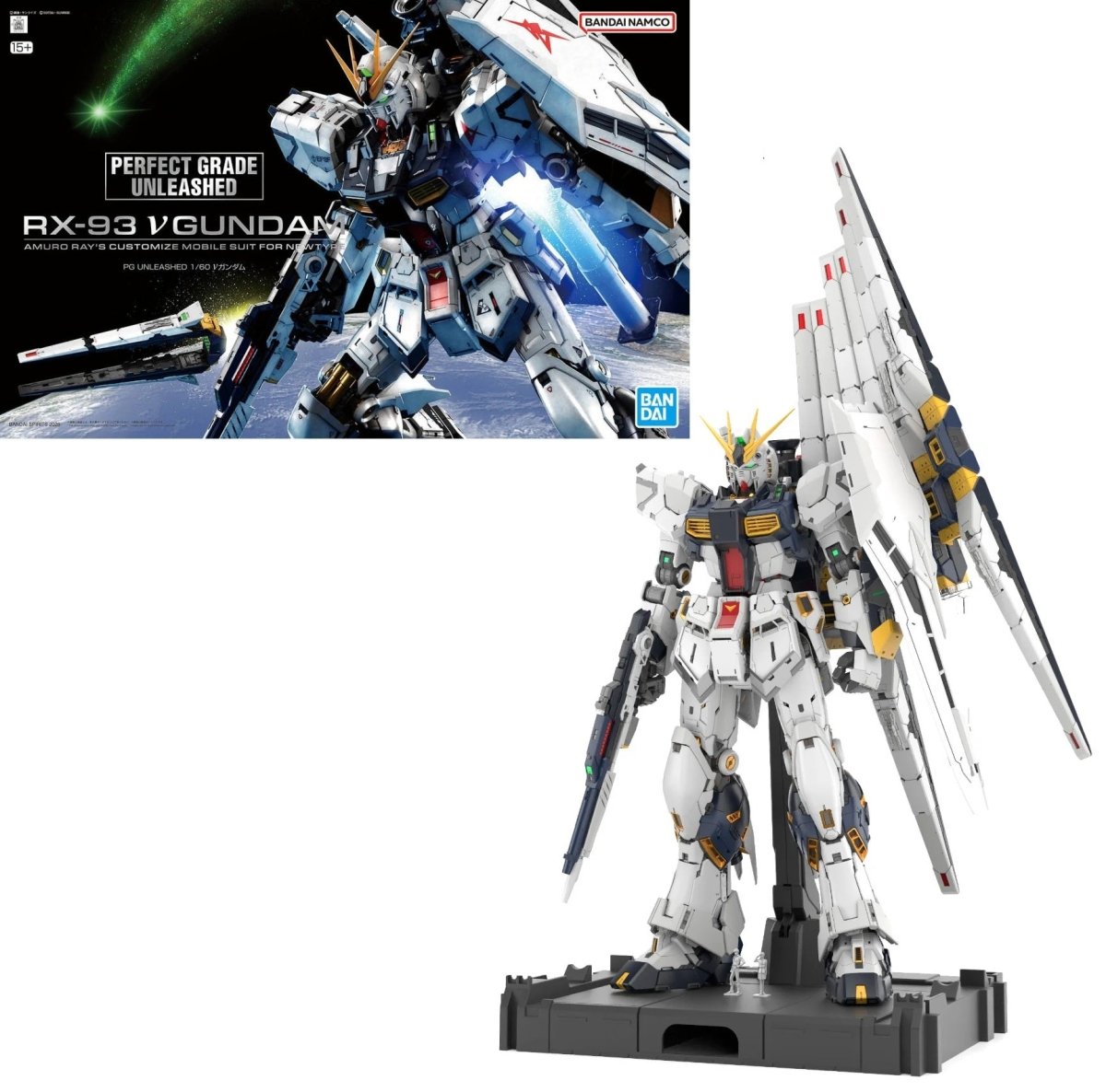 Bandai Perfect Grade Unleashed 1/60 RX-93 ν Gundam Model Kit in Malta | LAB7