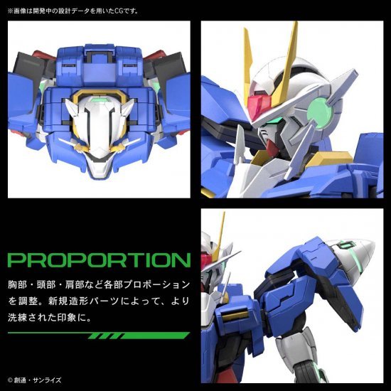 Bandai Gundam PG 1/60 00 Gundam Seven Sword/G Modellbausatz REPROD
