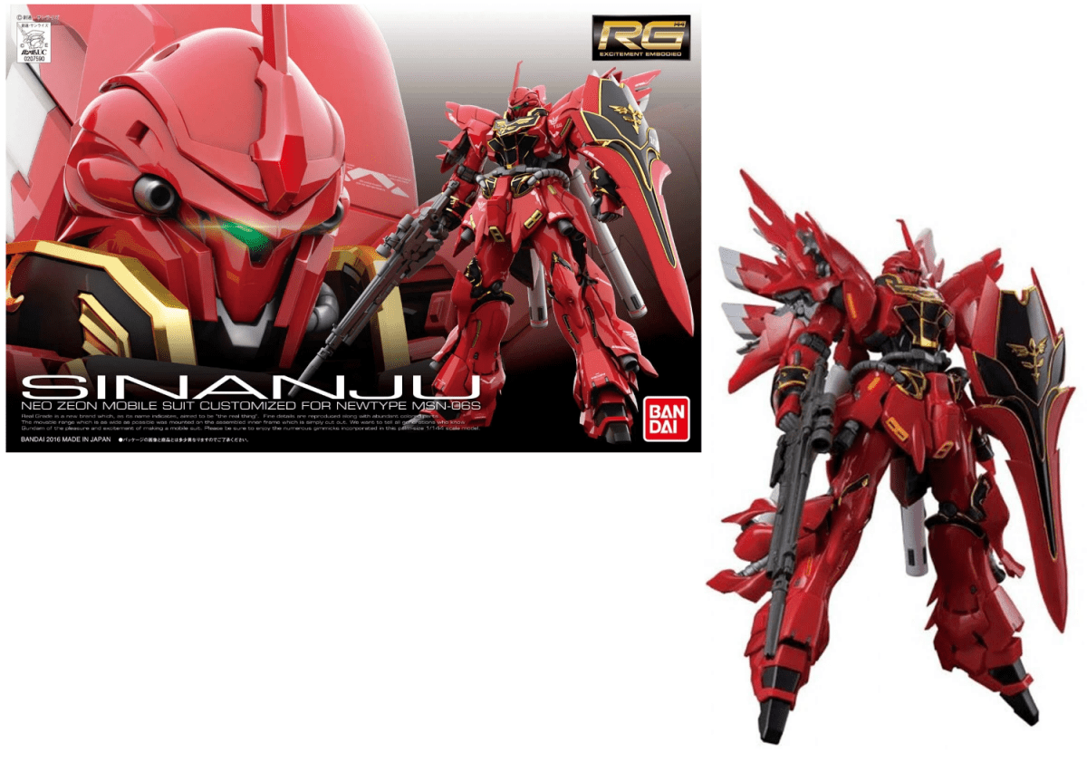 Bandai RG 1/144 MSN-06S Sinanju – Real Grade Gundam Model Kit in Malta | LAB7