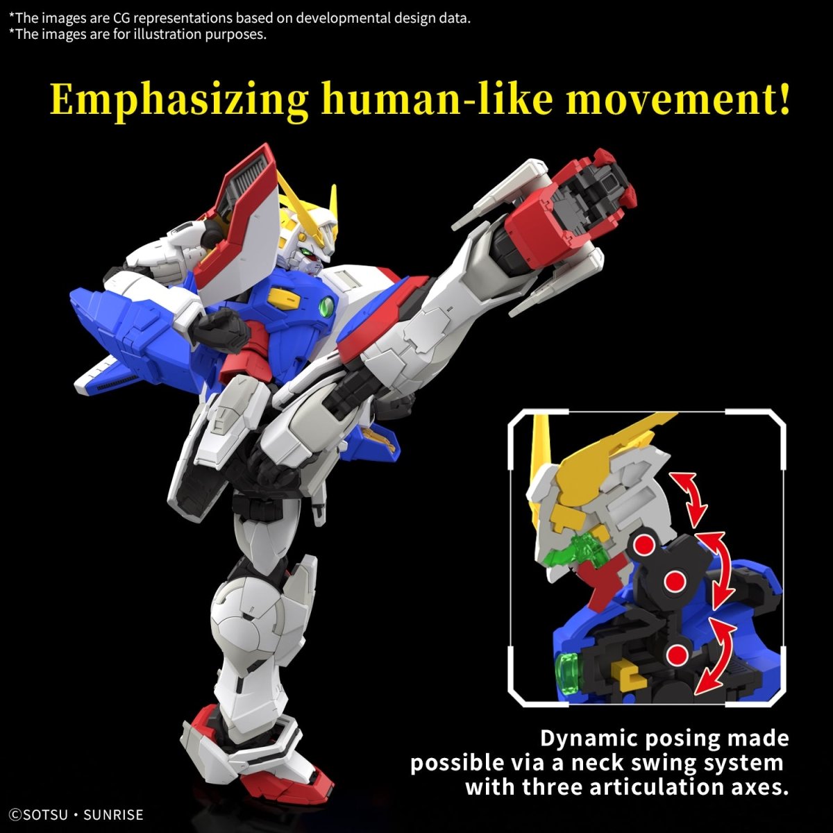Bandai RG 1/144 Shining Gundam Model Kit – Mobile Fighter G Gundam in Malta | LAB7