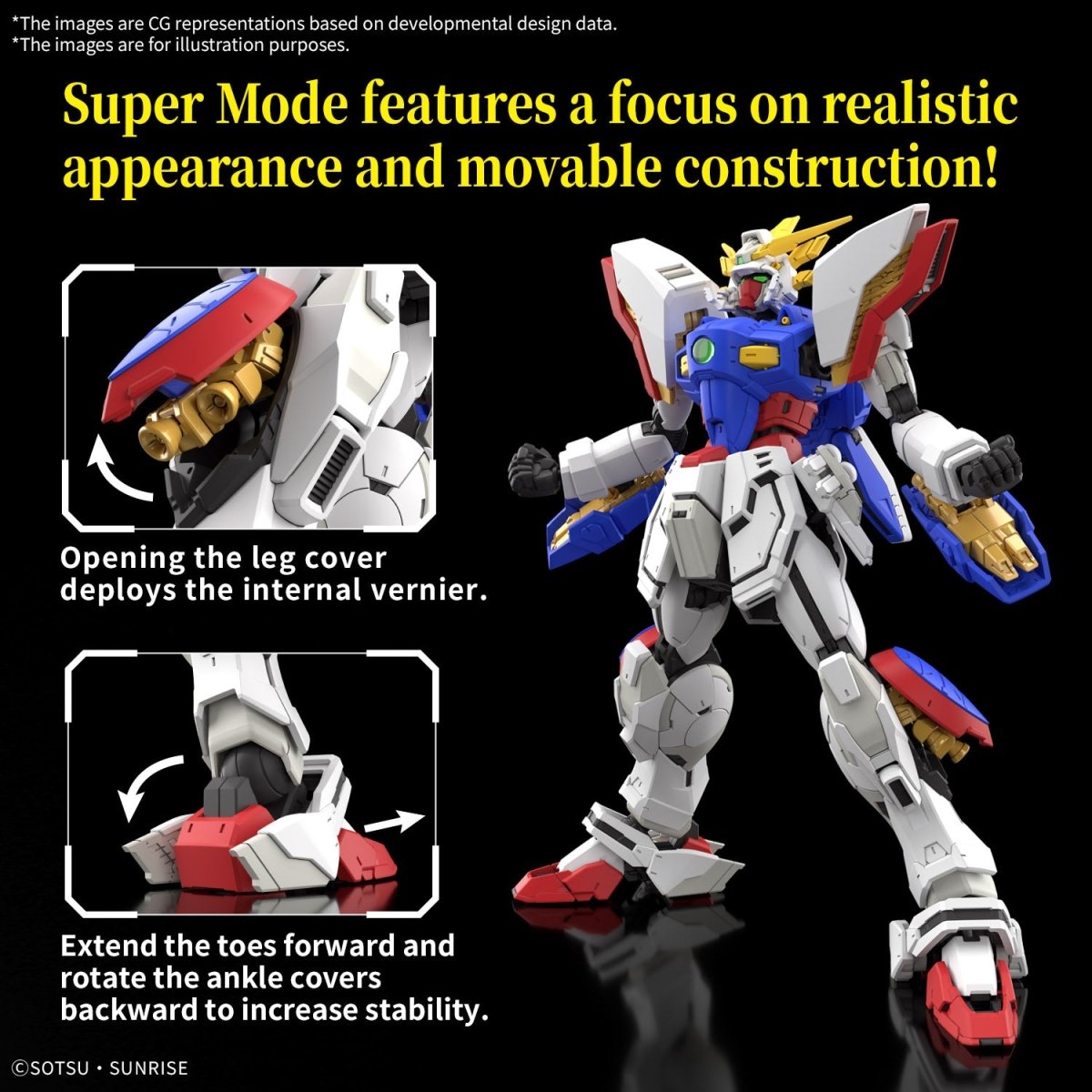 Bandai RG 1/144 Shining Gundam Model Kit – Mobile Fighter G Gundam in Malta | LAB7