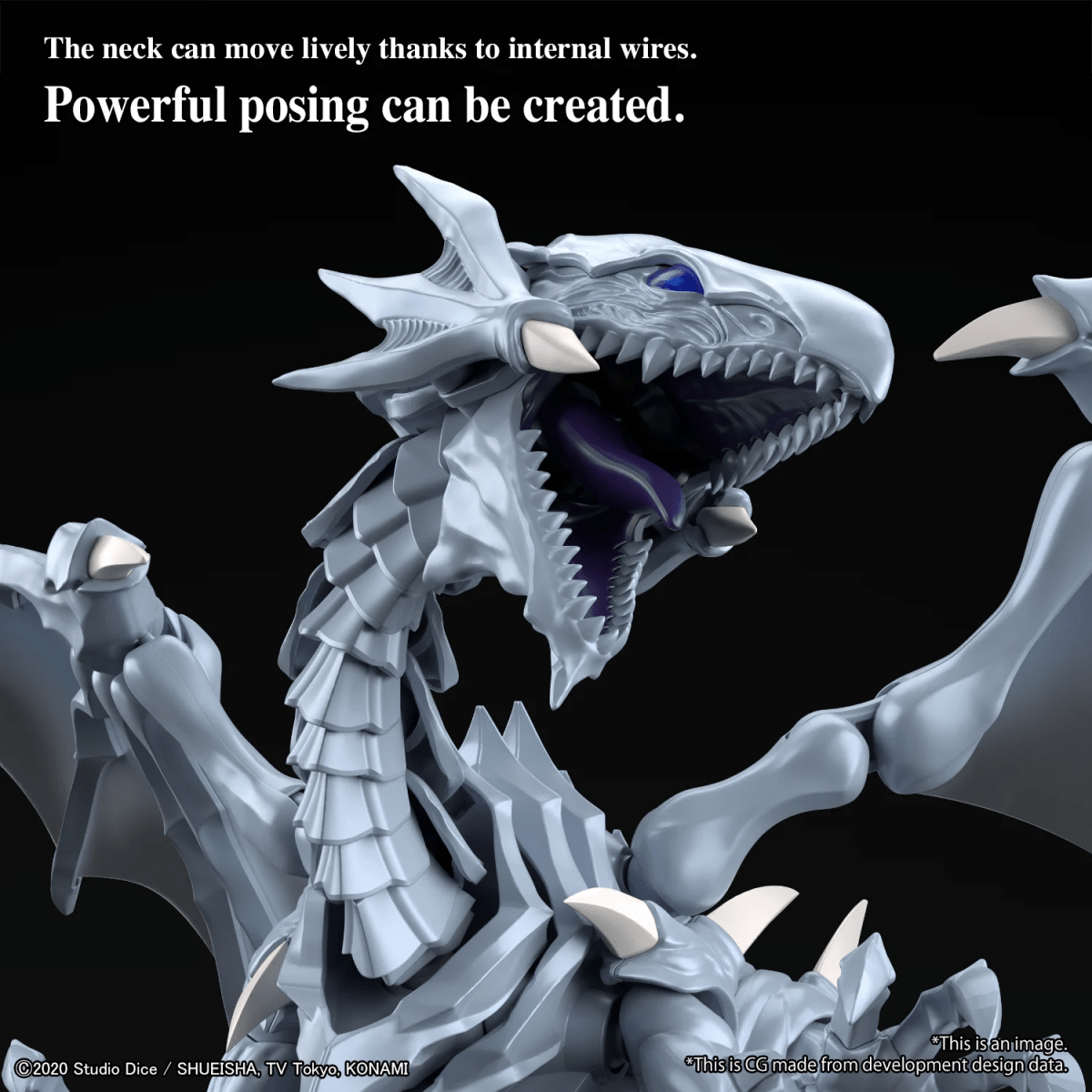Bandai Yu-Gi-Oh! Figure-rise Standard Amplified – Blue-Eyes White Dragon Model Kit