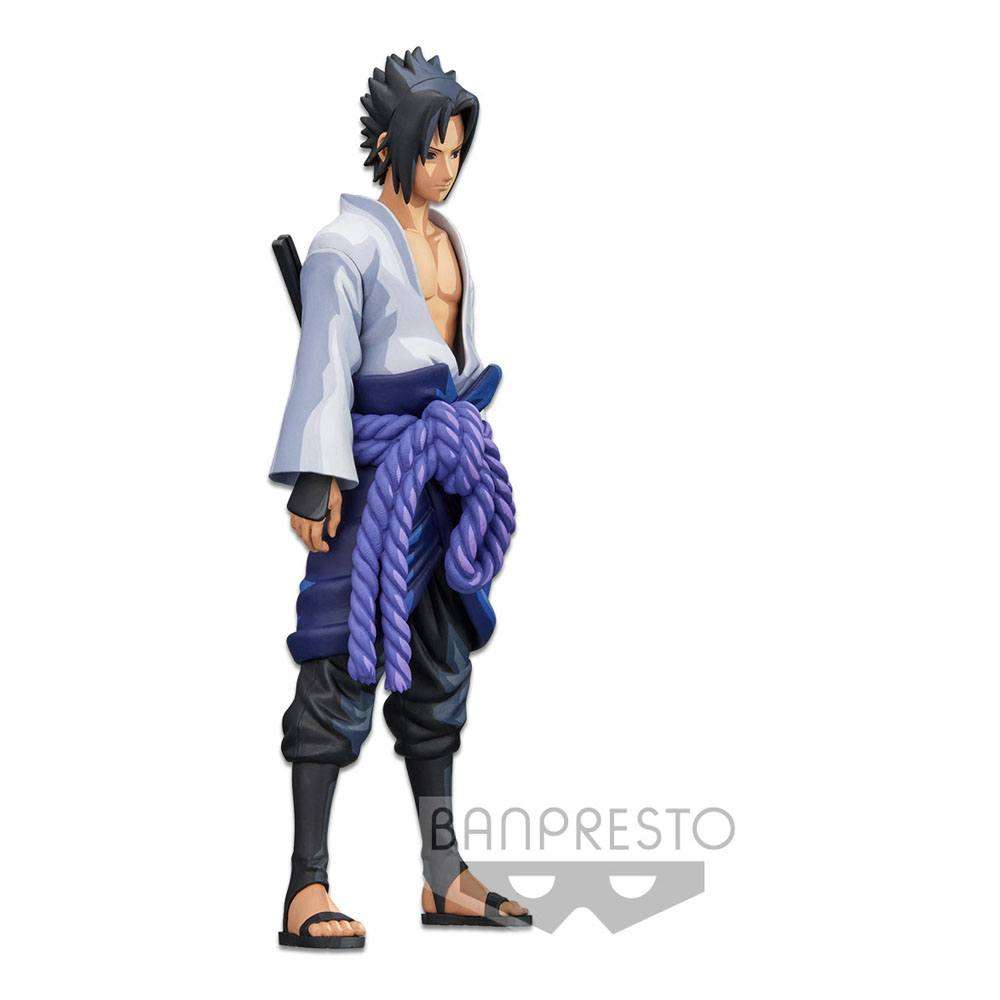 Banpresto Naruto Shippuden Grandista Shinobi Relations Figure Uchiha Sasuke Manga Dimensions 27 cm in Malta | LAB7