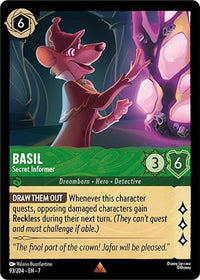 Basil - Secret Informer (93/204) (Archazia's Island) in Malta | LAB7