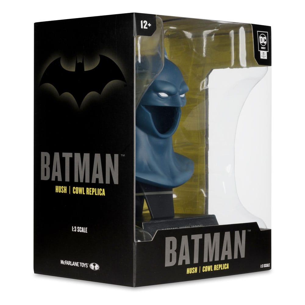 Batman Hush DC Direct Mini Replica 1/3 Cowl 19 cm – Iconic Batman Cowl by LAB7 Malta, Europe