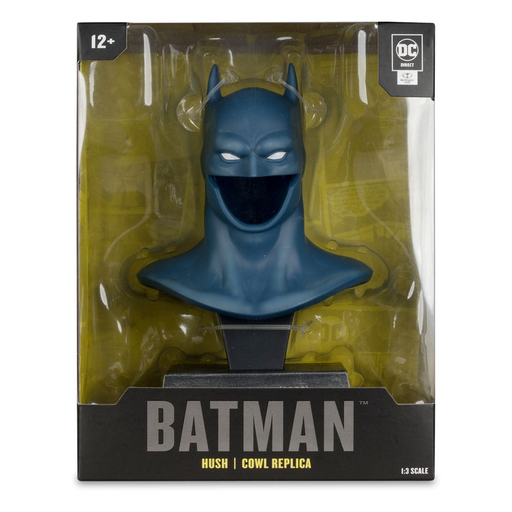 Batman Hush DC Direct Mini Replica 1/3 Cowl 19 cm – Iconic Batman Cowl by LAB7 Malta, Europe