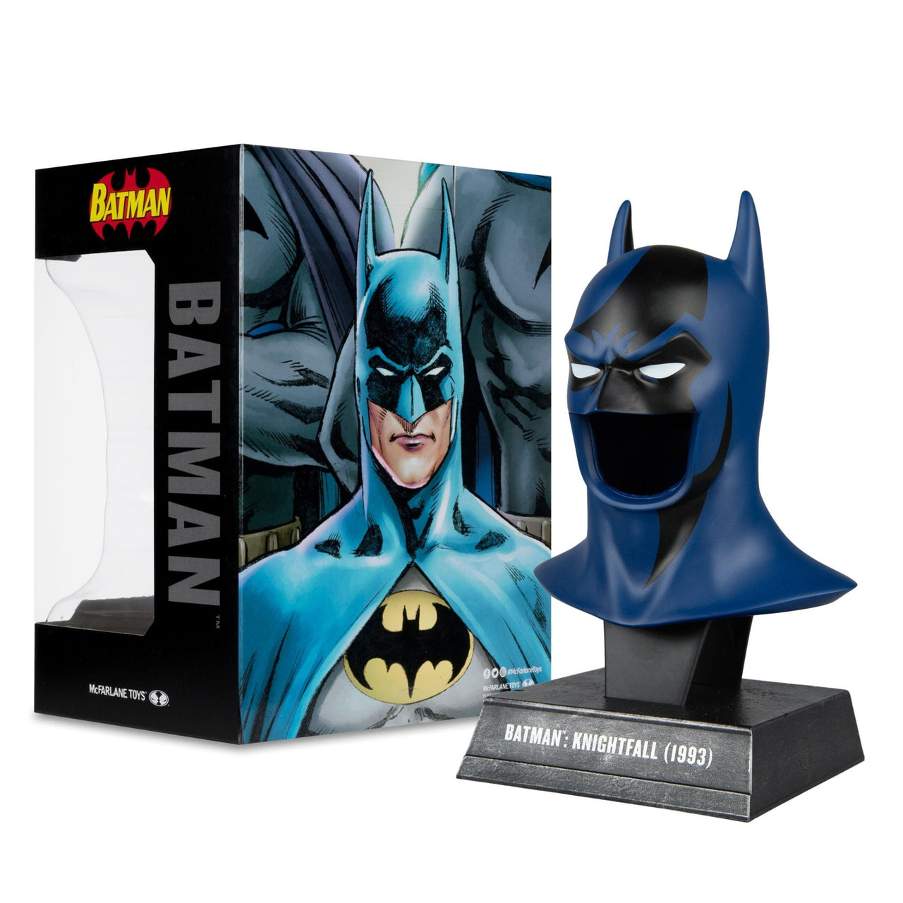 Batman: Knightfall 1/3 Scale Cowl Replica (DC Direct) – 19 cm by LAB7 Malta, Europe