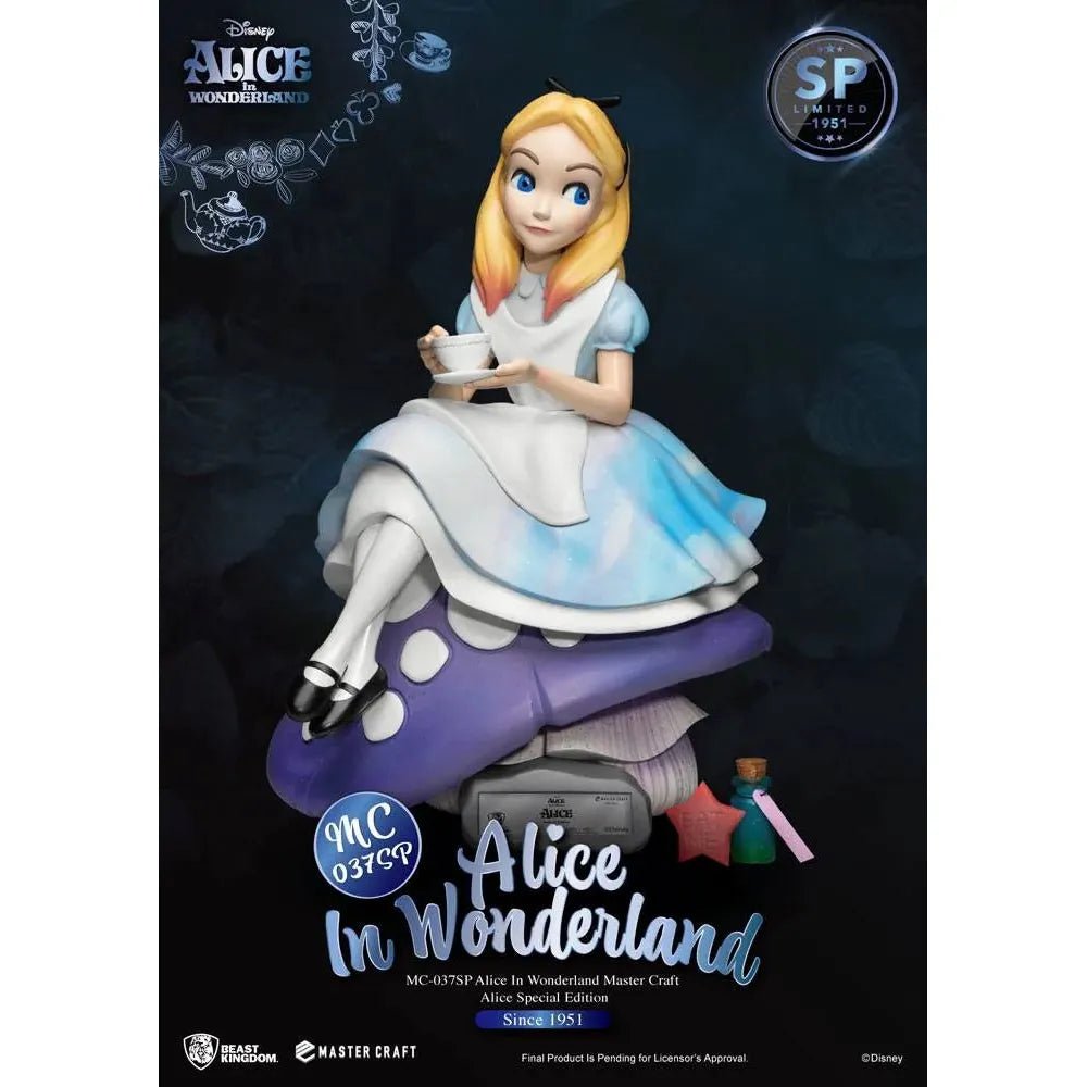 Beast Kingdom Alice In Wonderland Master Craft Statue Alice Special Edition 36 cm by LAB7 Malta, Europe