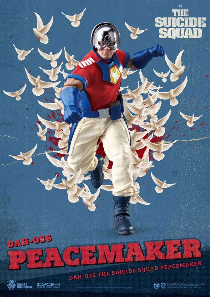 Beast Kingdom The Suicide Squad Dynamic 8ction Heroes Action Figure 1/9 Peacemaker 20 cm by LAB7 Malta, Europe